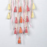 Maxbell Indian Tassel Dream Catcher Wind Chime Wall Hanging Decor Pendant  Pink