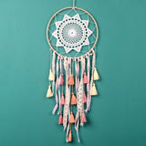 Maxbell Indian Tassel Dream Catcher Wind Chime Wall Hanging Decor Pendant  Pink