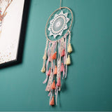 Maxbell Indian Tassel Dream Catcher Wind Chime Wall Hanging Decor Pendant  Pink