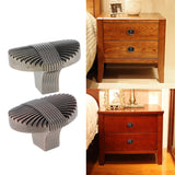 Maxbell Creative Drawer Wardrobe Door Handle Furniture Hardware A Red Bronze Single