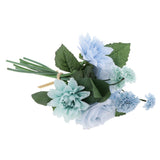 Maxbell Artificial Rose Dahlia Flower Floral Bouquet Wedding Home Garden Decor E