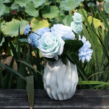 Maxbell Artificial Rose Dahlia Flower Floral Bouquet Wedding Home Garden Decor E