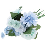Maxbell Artificial Rose Dahlia Flower Floral Bouquet Wedding Home Garden Decor E