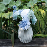 Maxbell Artificial Rose Dahlia Flower Floral Bouquet Wedding Home Garden Decor E