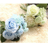 Maxbell Artificial Rose Dahlia Flower Floral Bouquet Wedding Home Garden Decor E