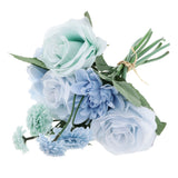 Maxbell Artificial Rose Dahlia Flower Floral Bouquet Wedding Home Garden Decor E