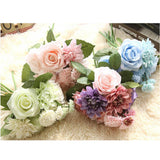 Maxbell Artificial Rose Dahlia Flower Floral Bouquet Wedding Home Garden Decor E