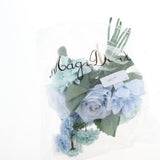Maxbell Artificial Rose Dahlia Flower Floral Bouquet Wedding Home Garden Decor E