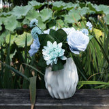 Maxbell Artificial Rose Dahlia Flower Floral Bouquet Wedding Home Garden Decor E