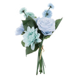 Maxbell Artificial Rose Dahlia Flower Floral Bouquet Wedding Home Garden Decor E