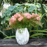 Maxbell 5 Forks Artificial Flowers Persian Rose Bouquet Wedding Floral Decor Pink