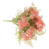 Maxbell 5 Forks Artificial Flowers Persian Rose Bouquet Wedding Floral Decor Pink