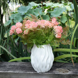 Maxbell 5 Forks Artificial Flowers Persian Rose Bouquet Wedding Floral Decor Pink