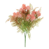 Maxbell 5 Forks Artificial Flowers Persian Rose Bouquet Wedding Floral Decor Pink