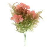 Maxbell 5 Forks Artificial Flowers Persian Rose Bouquet Wedding Floral Decor Pink