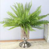 Maxbell 7-branch Artificial Leaf Simulation Plastic Persian Plant Home Wedding Decor