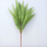 Maxbell 7-branch Artificial Leaf Simulation Plastic Persian Plant Home Wedding Decor