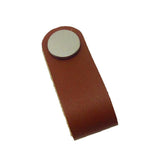 Maxbell 32x Handmade Leather Suitcase Handle Drawer Cabinet Leather Handle Pull Knob