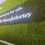 Maxbell Artificial Lawn Plants Grass Wall Turf Panel for Wedding Venue Decor Green E