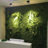 Maxbell Artificial Lawn Plants Grass Wall Turf Panel for Wedding Venue Decor Green E