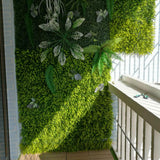 Maxbell Artificial Lawn Plants Grass Wall Turf Panel for Wedding Venue Decor Green E