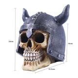 Maxbell Resin Human Skull Figurine Holiday Holloween Sculpture Decoration Craft 001