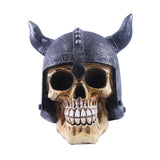 Maxbell Resin Human Skull Figurine Holiday Holloween Sculpture Decoration Craft 001