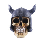 Maxbell Resin Human Skull Figurine Holiday Holloween Sculpture Decoration Craft 001