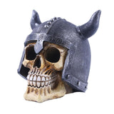 Maxbell Resin Human Skull Figurine Holiday Holloween Sculpture Decoration Craft 001