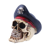 Maxbell Resin Human Skull Figurine Holiday Holloween Sculpture Decoration Craft 006