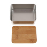 Maxbell Bamboo Lid Tea Storage Box Organizer Container Wood Tea Caddy Container F