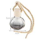 Maxbell 5Pcs 10ml Empty Perfume Bottle Car Hanging Pendant Home Decor Pumpkin