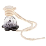 Maxbell 10pcs Empty Perfume Bottle Pendant Car Hanging Ornament Home Decor Flower