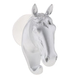 Maxbell Maxbell Animal Head Single Wall Hook Hanger Coat Hat Hook Heavy Duty Silver Horse