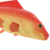 Maxbell 3D PU Plastic Simulated Animal Fish Red Carp Realistic Fish Model Crafts Kids Toy Kitchen Decor - Aladdin Shoppers