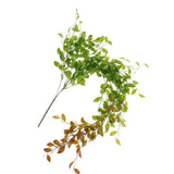 Maxbell 2.76ft Artificial Trailing Ivy Vine Leaf Garland Plants Foliage Floral Red