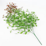 Maxbell 2.76ft Artificial Trailing Ivy Vine Leaf Garland Plants Foliage Floral Red