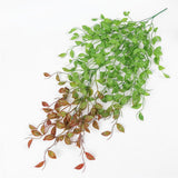 Maxbell 2.76ft Artificial Trailing Ivy Vine Leaf Garland Plants Foliage Floral Red