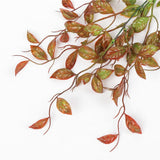 Maxbell 2.76ft Artificial Trailing Ivy Vine Leaf Garland Plants Foliage Floral Red