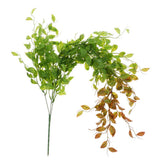Maxbell 2.76ft Artificial Trailing Ivy Vine Leaf Garland Plants Foliage Floral Red