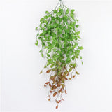 Maxbell 2.76ft Artificial Trailing Ivy Vine Leaf Garland Plants Foliage Floral Red