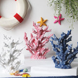 Maxbell Artificial Coral Plant Fish Tank Decor Aquarium Reef Ornament Underwater White