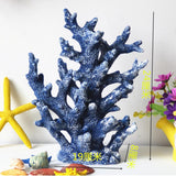 Maxbell Artificial Coral Plant Fish Tank Decor Aquarium Reef Ornament Underwater White
