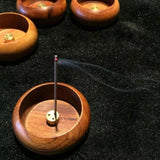 2pcs Wooden Incense Holder Stick Burner Retro Incense Censer Home Decor