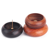 2pcs Wooden Incense Holder Stick Burner Retro Incense Censer Home Decor