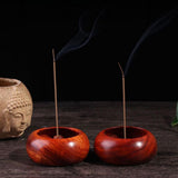 2pcs Wooden Incense Holder Stick Burner Retro Incense Censer Home Decor