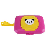Maxbell Baby Hand Wipe Tissue Box Portable Wet Tissue Paper Holder Box  Purple
