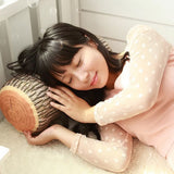 Maxbell 3D Cute Pillow Stump Coussin Round Chair Seat Cushion Sofa Throw Pillow C