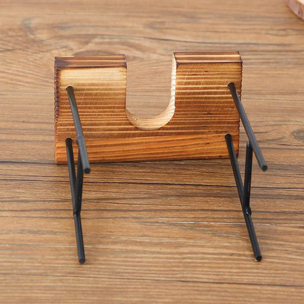 Wooden Shelf Planter Pot Stand Ladder Storage Indoor Display Stand 1 Vase