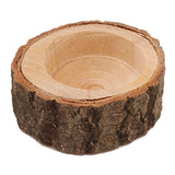 Maxbell 10x Tree Stump Wooden Candle Holder Tea Light Holder  Wedding Decor 2.5cm